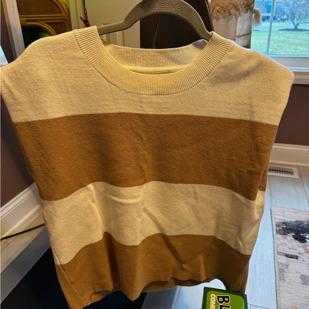 Maeve (anthropologie) sleeveless sweater top